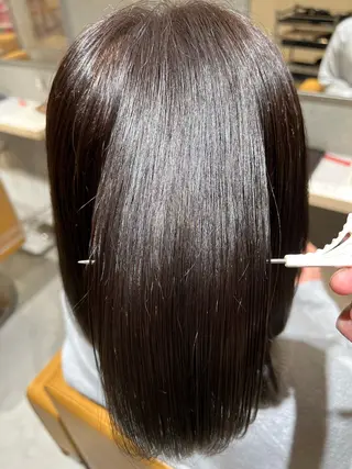 セミロング カラー Tasty terraceのヘアスタイル