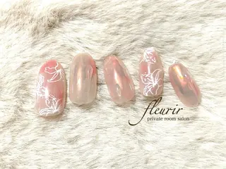 ネイル フルリール 【プライベートサロンのネイルデザイン