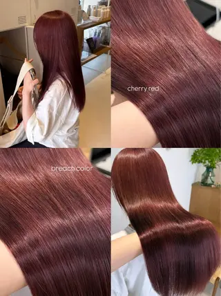 ロング カラー 暖色カラー /ヘアアレンジ/花鈴のヘアスタイル