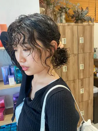 ショート パーマ パーマ指名No1 /namiのヘアスタイル