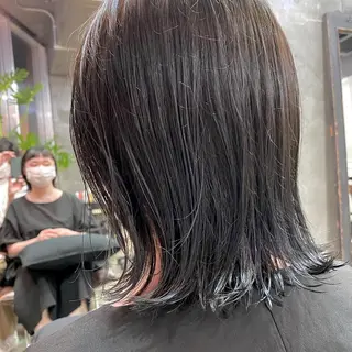 ミディアム カラー ヘアアレンジ 【ダメージレス施術】 【透明感】北村 拓也のヘアスタイル