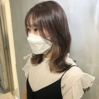 ミディアム カラー suzu /フリーランス吉祥寺のヘアスタイル