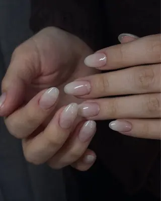 ネイル Haluca 長さ出し🍀のネイルデザイン