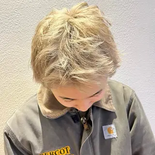 カラー メンズ メンズパーマ/ メッシュ📍ﾕﾘのヘアスタイル