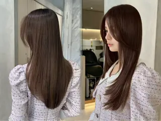 韓国ヘア/美髪矯正/ Haruna🦋のヘアスタイル