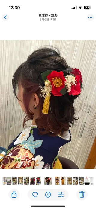 ヘアアレンジ salon C所属・サナダ ヨウコのヘアスタイル