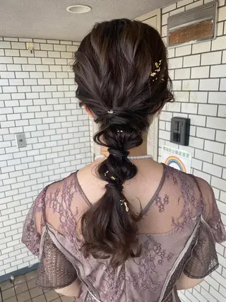 ヘアアレンジ 大人可愛いヘアメイク 💋🧚‍♀️しずかのヘアスタイル