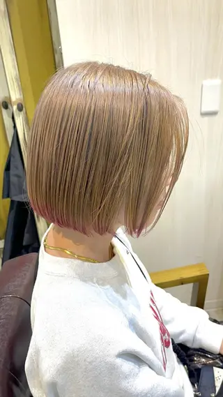 カラー 嶋村夏実🌼レイヤー 🌸白髪ぼかしのヘアスタイル