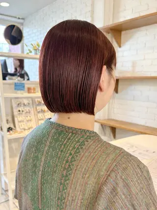 ミディアム 🧴透明感カラー 松本麻里奈🫧のヘアスタイル