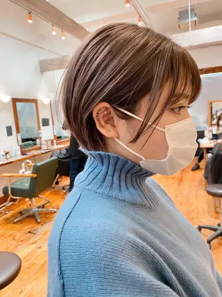 ショート カラー メンズカット特化柏駅 徒歩3分LOUのヘアスタイル