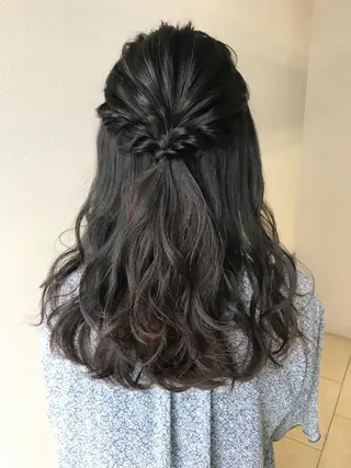 ロング ヘアアレンジ 沢田 瞳のヘアスタイル