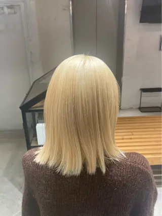 ミディアム 🇨🇳ハイトーン ワンホン🇰🇷ななのヘアスタイル