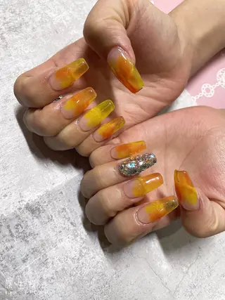 ミディアム ネイル 《LB》ラブリエ Nail&eyeのマツエク・マツパデザイン