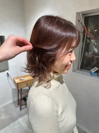ミディアム 髪質改善lab.em.梅田店所属・大森 一慶のヘアスタイル