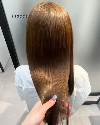 ロング 髪質改善/縮毛矯正 艶カラー/珠聡のヘアスタイル