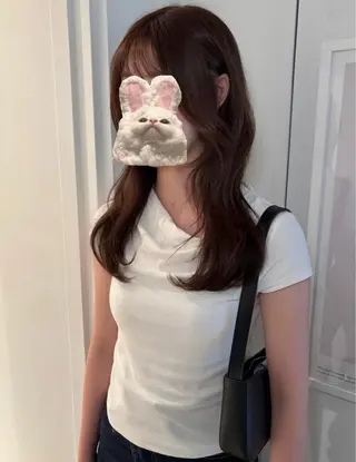 セミロング カラー riria/ボブ /ブラウンカラー🎀のヘアスタイル