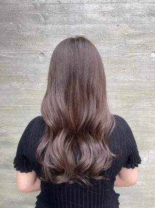 ロング カラー 齋藤 結愛のヘアスタイル