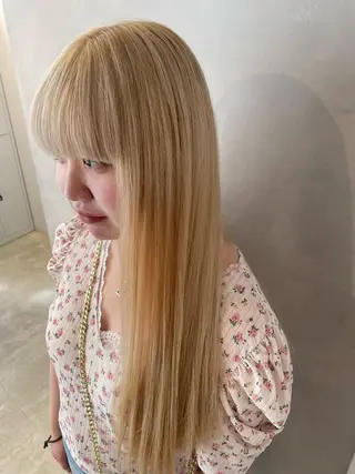 ロング カラー 透明感カラー✨艶髪 制作🌱山根あゆみのヘアスタイル