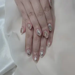 カラー ネイル 𓂃🦢Aurora Swan🌙𓂃のネイルデザイン