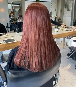 セミロング カラー ヘアアレンジ 艶髪/レイヤーカット 🐣misakiのヘアスタイル