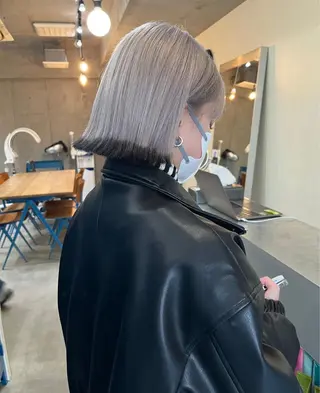 ショート カラー 無料カット/ハイ トーンカラー/きらのヘアスタイル