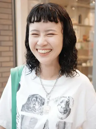 ミディアム mayu .のヘアスタイル