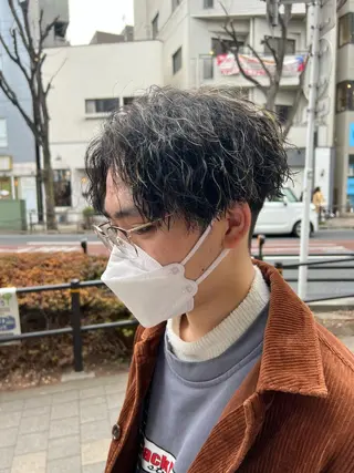 カラー パーマ メンズ メンズカット松戸/韓 国/メンズパーマ航太のヘアスタイル