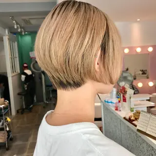 ショート 所渉/韓国レイヤー /ウルフカットのヘアスタイル