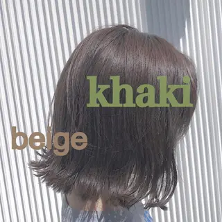 ショート カラー 柔らかbeige モトキのヘアスタイル