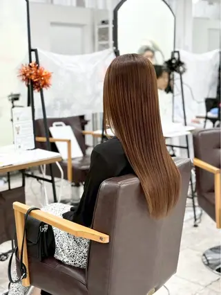 ロング 外崎 美柚のヘアスタイル