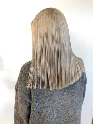 セミロング クスカワ ノリエのヘアスタイル