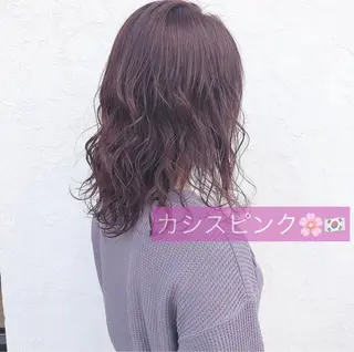 セミロング 亀川蓮 Agu hairのヘアスタイル