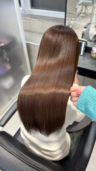 ロング カラー youres hair 髪質改善トリートメント&ヘッドスパ 新宿west店所属・小林春月 /新宿美容師のヘアスタイル
