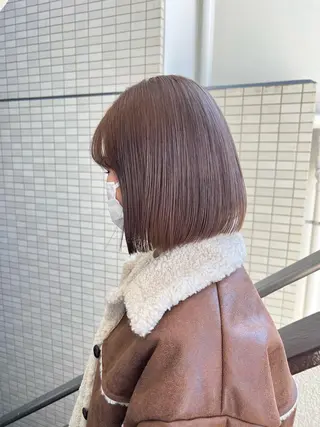 ショート まろやか透明感カラー ♡MANAのヘアスタイル