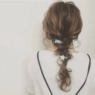 セミロング ヘアアレンジ men's&ladys J'sGrace【メンズアンドレディース ジェイズグレイス】所属・🌻J'sGrace /JUMA🌻のヘアスタイル