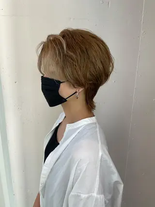 ショート A/LEE所属・久保田 千尋のヘアスタイル