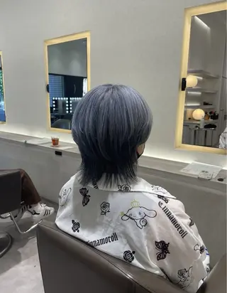 ショート カラー メンズ Reginavita栄所属・パーマ×メッシュ/ 本日空き○/岡本一真のヘアスタイル