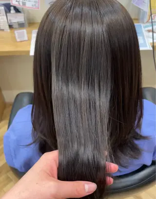ロング 鎌取/透明感カラー /ボブ/顔まわりのヘアスタイル