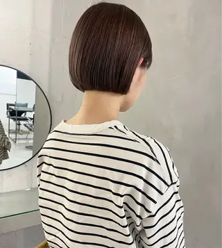 ショート カラー 🌼タッセルボブ/シ ョートmoeka🌼のヘアスタイル