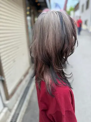 セミロング レイヤー/ウルフ/ /奈良/ RIHOのヘアスタイル