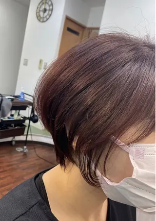 ショート 佐々木 菜摘のヘアスタイル
