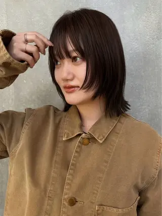 ミディアム 🍑透明感hair ・NENE🍑のヘアスタイル