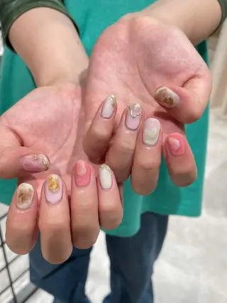 カラー ネイル マツエク・マツパ 韓国マツエク/まつパ 🎀misaki🎀のマツエク・マツパデザイン