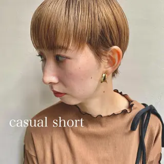 ショート カラー analogue所属・u harukaのヘアスタイル