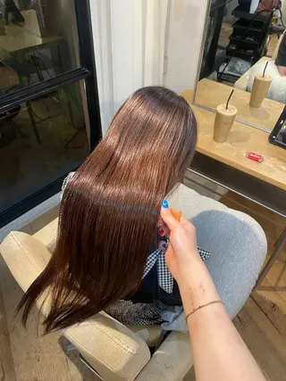 ロング BELO 大阪店所属・BELO OSAKA カエデのヘアスタイル