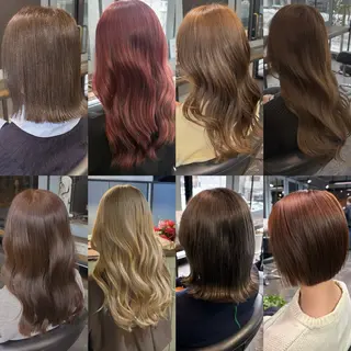 ミディアム カラー ユイカ🐮暖色カラー / 髪質改善のヘアスタイル