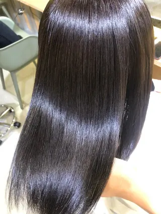 ミディアム 青木 ありさのヘアスタイル