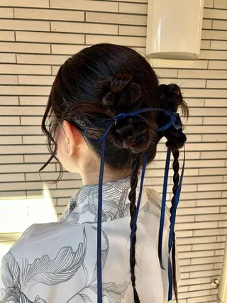 セミロング ヘアアレンジ ヒロミ/アレンジ/ アンニュイ/透け感のヘアスタイル