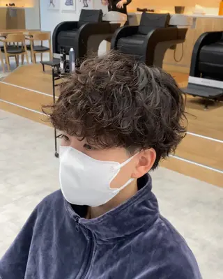 パーマ メンズ メンズパーマ/新潟/ 万代/高橋悠叶のヘアスタイル