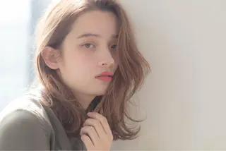 ミディアム カラー パーマ GO TODAY シェアサロン 原宿本店所属・ボブ/レイヤー/ パーマ/淀川 純のヘアスタイル